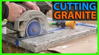 How To Cut Granite Countertop [upl. by Erich]