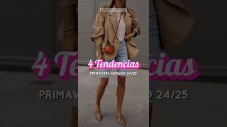 4 TENDENCIAS PRIMAVERA VERANO 2425 ❣️ Vuelven los 90 y los 2000  tendencias2025 moda2025 shorts [upl. by Grannias]