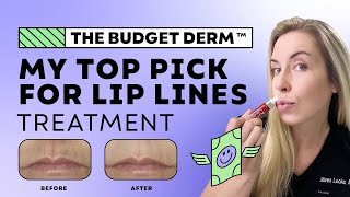 Treat Vertical Lip Lines  Antiaging Tips by The Budget Derm [upl. by Heidi]