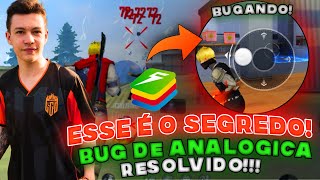 BUG DO ANALOGICO BLUESTACKS RESOLVIDO COMO CORRIGIR BUG DA ANALOGICA EMULADOR FREE FIRE [upl. by Allemaj]