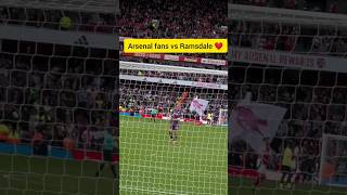 Arsenal fans showing Aaron Ramsdale love at fulltime [upl. by Romeyn]