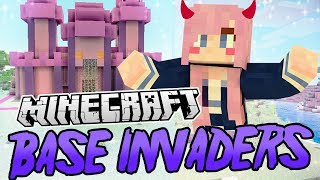 Kawaii Castle  Minecraft Base Invaders Challenge [upl. by Grannie68]