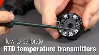 How to calibrate RTD temperature transmitters  Beamex [upl. by Gilbertine]