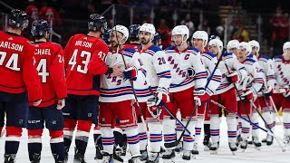 Rangers SWEEP Capitals 🧹🗽 [upl. by Berni]