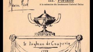 Ravel  Le Tombeau de Couperin orchestration complète [upl. by Mohsen]