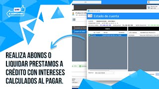 Cómo Realizar Abonos o Liquidar Préstamos con Intereses Calculados al Pagar en Akasia Punto de Venta [upl. by Hasina]