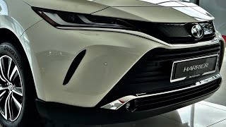 All New 2023 Toyota Harrier 20 Luxury white color  Best SUV 5 seats  exterior and interior [upl. by Dallon728]