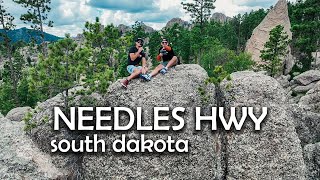 IS NEEDLES HWY SOUTH DAKOTA THE BEST MOTORBIKE RIDE IN THE USA [upl. by Erika]