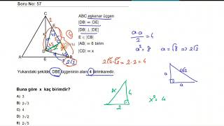 2024 KPSS Önlisans geometri soruları1 5758 geometry kpss maths [upl. by Atirys]