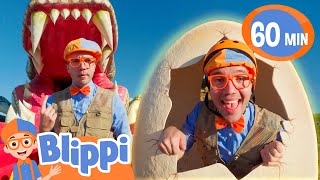 Blippis Dino Expedition Explore with Blippi in Jurassic Adventure  Educational Videos for Kids [upl. by Teferi725]