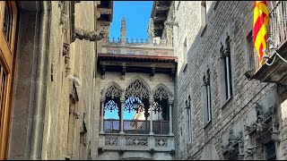 BARCELONA  SPANISH ADVENTURE  PART I 4K [upl. by Reaht]