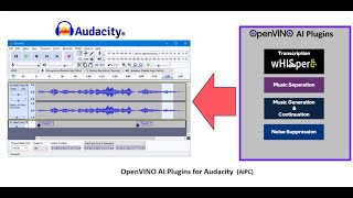 OpenVINO AI Plugins for Audacity  Demo [upl. by Besse]