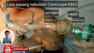 Ventilator GE Carescape R860 nebulizer aerogen vs pneumaticmechanical ventilation [upl. by Annoj]