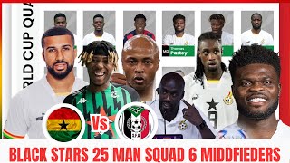 GHANA VS SUDAN OTTO ADDO 6 MIDFIELDERS OUT OF 26 MAN SQUAD AHEAD OF SUDAN GAME [upl. by Joerg310]