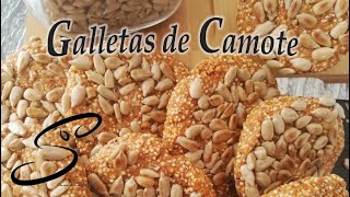 Galletas de CAMOTE  Sin HORNO  Sin HARINA  Cocina amp Vida Saludable [upl. by Nemhauser]