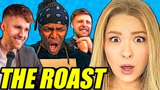 Americans React To THE ROAST OF THE SIDEMEN 2 [upl. by Milford]