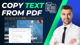 How To Copy Text From PDF In Laptop  Easily Method [upl. by Hplodur]