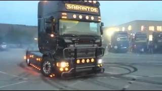 Scania truck drifting [upl. by Lenhart455]