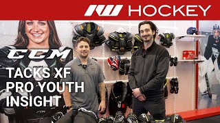 CCM Tacks XF Pro Youth Protective Line Insight [upl. by Pouncey]