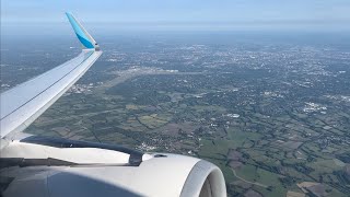 Eurowings a320 WL  Hamburg  Zürich  Takeoff  Landing [upl. by Ativahs]