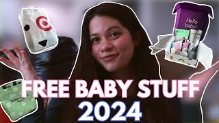 How To Get FREE BABY STUFF 2024  unboxing  how to get baby freebies [upl. by Oiraved]