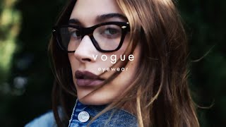 Vogue Eyewear featuring Hailey Bieber FW22 [upl. by Aitnwahs]