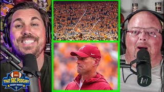 EMERGENCY PODCAST Tennessee owns Alabama DeBoer is a Bust [upl. by Grevera561]