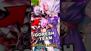 THE GORESH TEAM IN DRAGON BALL LEGENDS  dblegends dbl dragonballlegends dblshorts [upl. by Ilyssa]