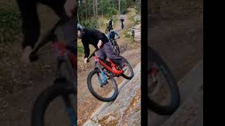 Nesbyen trail center 🚲🚲shortvideo mtb downhill mountainbike jump enduro [upl. by Conlee]