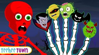 Colorful Funny Skeleton Haunted Song  More Spooky Scary Skeleton Songs By Teehee Town [upl. by Nylikcaj]