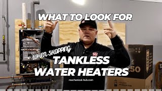 Key Features to look for when buying a Tankless Water Heater [upl. by Raynold]