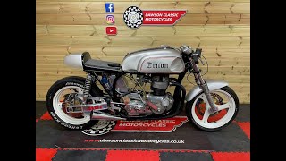 1966 Triton 8 valve weslake exhaust sound [upl. by Burd]