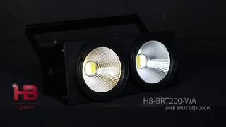 MAK AUDIO HB LIGHT MINI BRUT LED HB BRT200 WA CALHA BRUT [upl. by Atikcir]