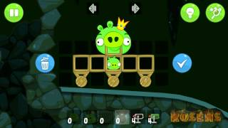 Bad Piggies como conseguir todas las estrellas y calaveras Mechanical Cap 3  4th Skull World 1 [upl. by Gnus]