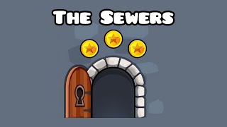 quotThe Sewersquot 100  ALL COINS THE TOWER  Geometry Dash [upl. by Suirtemed232]