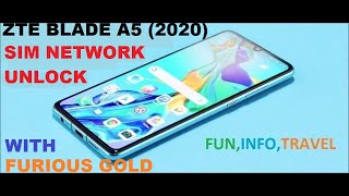 GSM INFO ZTE BLADE A5 2020 SIM NETWORK UNLOCK WITH FURIOUS GOLD FIT [upl. by Iliak]