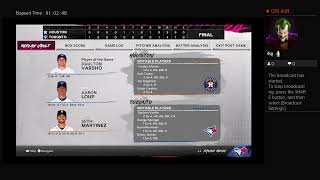 MLB THE SHOW 24 Season Game 88 vs HOU [upl. by Grunenwald]