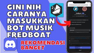 Cara Tambahkan Bot Musik FredBoat di Discord Hp  Ko Tutorial [upl. by Oludoet162]