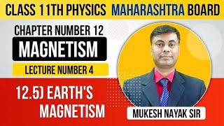 Class 11th Physics Magnetism Part 5  Earths Magnetism [upl. by Selassie305]