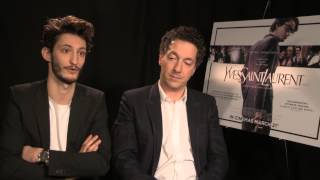 Yves Saint Laurent  Pierre Niney and Guillaume Gallienne Interview [upl. by Ymaj]