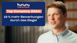 Mehr Bewerbungen Top CompanySiegel 2024 für Ihr Employer Branding [upl. by Lewiss716]