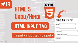 How to Use HTML Input Tags  HTML Tutorial for Beginners   UrduHindi [upl. by Diad239]