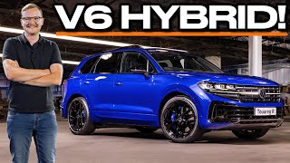 This SUV Is The Best of Both Worlds Volkswagen Touareg R 2024 Review Walkaround [upl. by Bohi703]