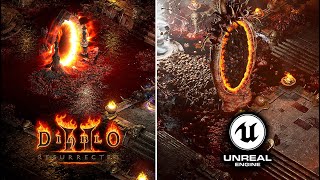 Diablo 2  Durance of Hate reimagined in Unreal Engine [upl. by Ahsiya748]