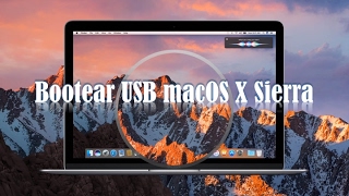 1 Como bootear memoria USB con MacOS X Sierra en Mac [upl. by Linnette]