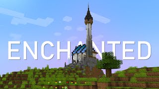 I built a detailed enchanted enchanting tower in survival Minecraft  5 [upl. by Sewell]