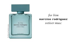 For Him Vetiver Musc Narciso Rodriguez New Fragrance [upl. by Ursi427]