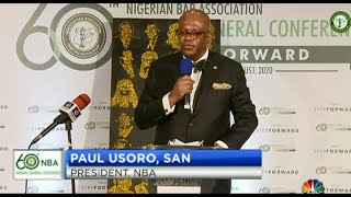 NBA2020AGC Opening ceremony of the 60th Annual General Conference of Nigerian Bar Association [upl. by Assirrak]