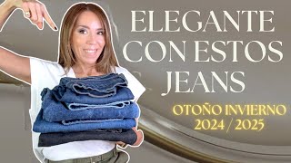 COMO VERSE ELEGANTE CON JEANS OTOÑO INVIERNO 2024 [upl. by Sung]