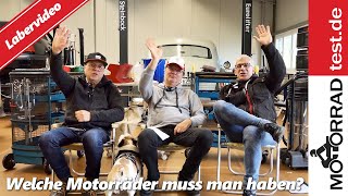 Motorräder die man einfach haben sollte  Labervideo mit Volker Markus und Dietmar [upl. by Schluter]